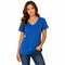BELLA CANVAS Women’s Relaxed Short Sleeve V-Neck T-Shirt for Casual Style & Custom Print Feminine Tee